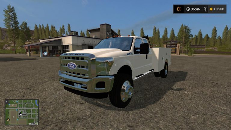 Ford F550 Service V1 Fs17 - Farming Simulator 17 Mod   Fs 2017 Mod