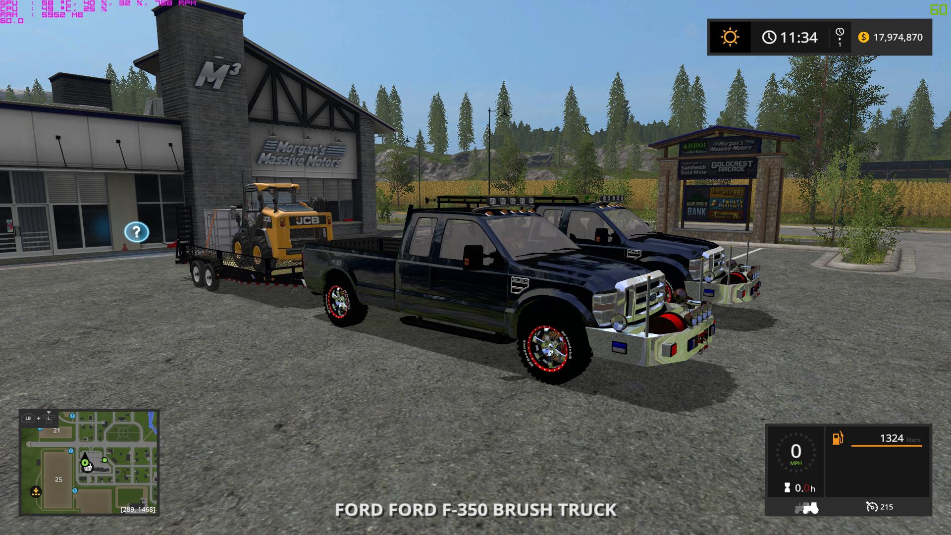 Ford F 350 Brush Truck V10 Fs17 Farming Simulator 17 Mod Fs 2017 Mod 4990