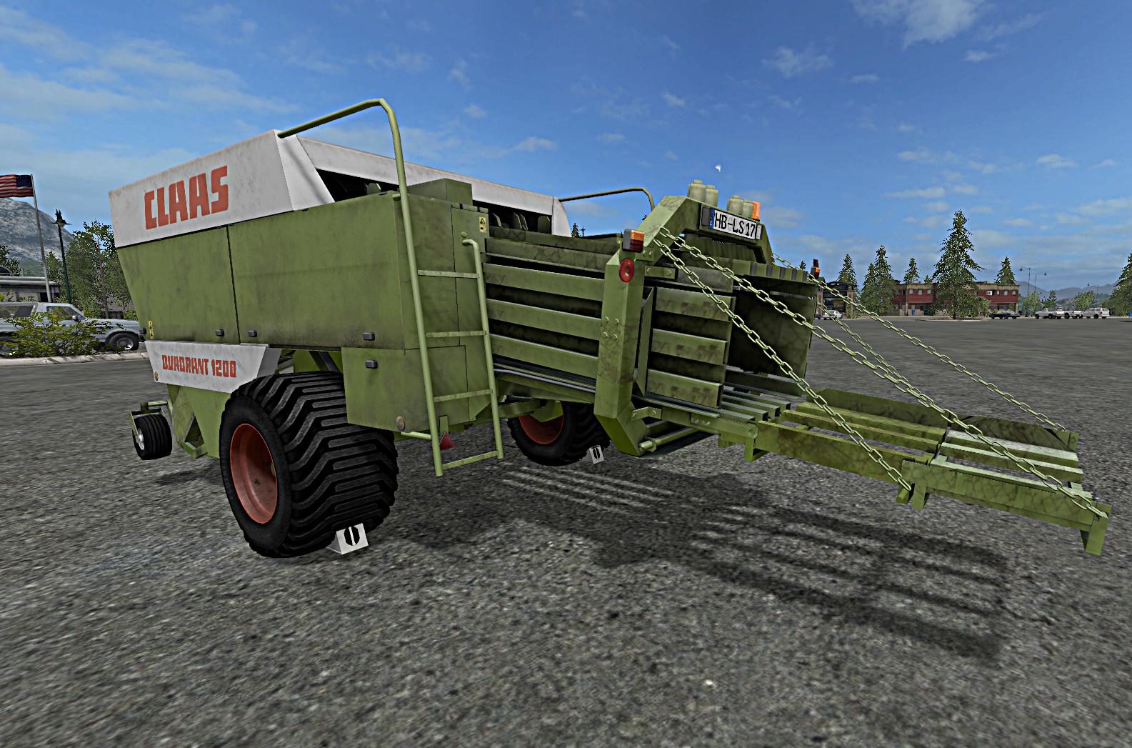 Claas Quadrant 1200 V1000 Fs17 Farming Simulator 17 Mod Fs 2017 Mod 1046