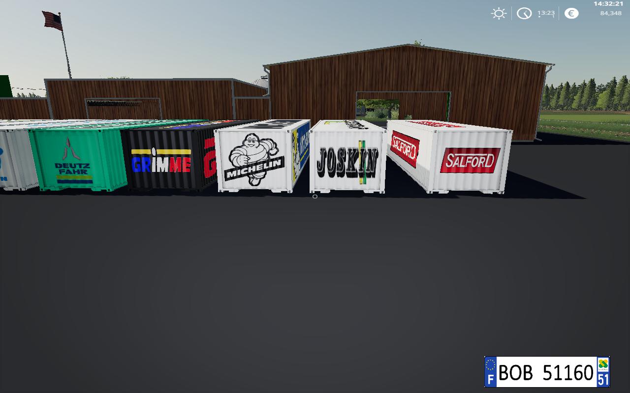 Fs19 Atc Container Pack 2 Reworked By Bob51160 V1004 Farming Simulator 17 Mod Fs 2017 Mod 3900