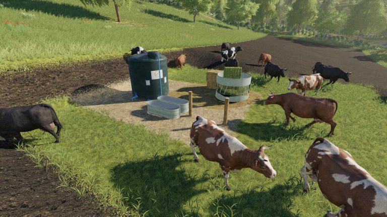 Fs19 Open Cow Pasture V1010 Farming Simulator 17 Mod Fs 2017 Mod 1066